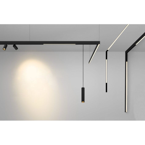 DC Magnetic Smart Dimmable track rail light system